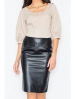 Sukňa Andrea M183 čierna - Figl