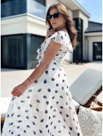 MARISOL maxi šaty svetlo šedé FashionStreet EY2501 MARISOL maxi šaty svetlo šedé FashionStreet EY2501
