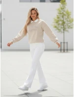 Dámska mikina HAPIRES s nadrozmernou potlačou cappuccino FashionStreet BY1483 Dámska mikina HAPIRES s nadrozmernou potlačou cappuccino FashionStreet BY1483