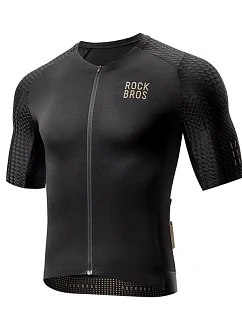 Rockbros YDDX011 Cyklistický dres Diamond s krátkym rukávom - veľkosť XXS - čierny