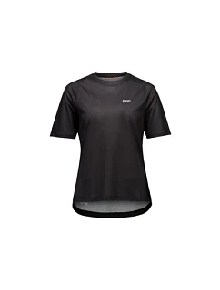 Cyklistické tričko POC W's Motion Air S/S Jersey, čierne