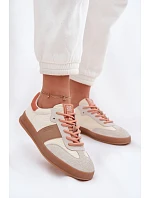 Semišové kožené dámske tenisky Big Star TT274725 beige Semišové kožené dámske tenisky Big Star TT274725 beige