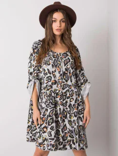 Šaty DHJ SK 21464.99 svetlo šedá