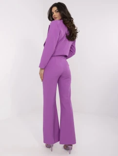 Nohavice DHJ SP 18737.08 fialové