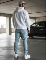 Modré pánske tepláky FashionStreet UX3450