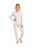 Pyžamo Donna Adore Long Ecru, s dlhými rukávmi, veľkosti S–2XL Pyžamo Donna Adore Long Ecru, s dlhými rukávmi, veľkosti S–2XL