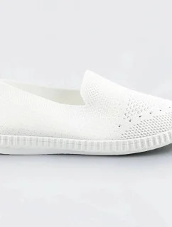 Biele ažúrové tenisky (xa105)