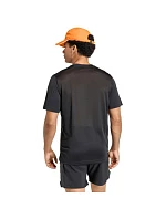 Pánske tričko adidas Tech Essentials Workout 3-Stripes, čierne, KQ7485