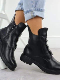 Dámska členková obuv W MR2501-4 JEZ454A Black - Jezzi