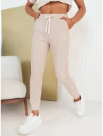 Dámske tepláky BEAR beige FashionStreet UY2071