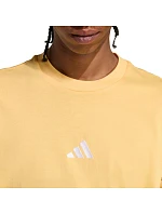 Pánske tričko adidas Essentials Small Logo Single Jersey, žlté, KT0561 Pánske tričko adidas Essentials Small Logo Single Jersey, žlté, KT0561
