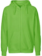 Neutral O 63301 Pánska mikina s kapucňou z bio bavlny 77.6331 lime