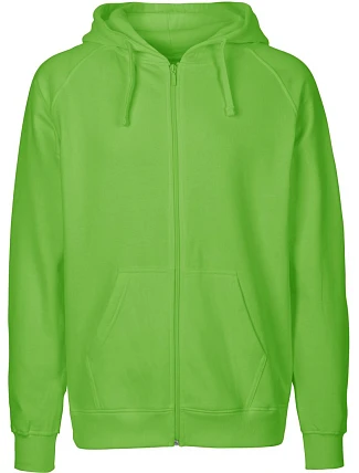 Neutral O 63301 Pánska mikina s kapucňou z bio bavlny 77.6331 lime