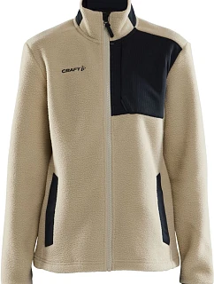 Craft Corporate ADV Pile Fleece Jacket W Dámska fleecová bunda Sherpa 81.2221 ecru/čierna