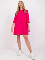 Dámske šaty RV SK 6274.36P Fuchsia - FPrice Dámske šaty RV SK 6274.36P Fuchsia - FPrice