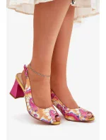 Sandále na podpätku model 210178 Krok vo veľkom štýle