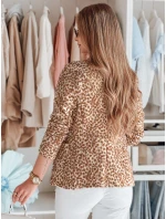 Dámska bunda do pása MARABELL beige FashionStreet PY0127 Dámska bunda do pása MARABELL beige FashionStreet PY0127