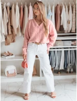 Dámsky oversize sveter SOFTELLS pink FashionStreet MY2471