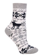 Termo froté ponožky Scandi 2 s nórskym vzorom