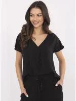 Blúzka D73761M11171B čierna Blúzka D73761M11171B čierna