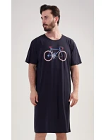 Pánska nočná košeľa s krátkym rukávom Bike