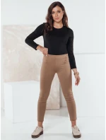 Dámske nohavice MODSTORY camel FashionStreet UY2180