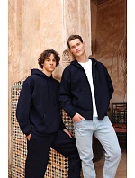 Fruit of the Loom Iconic Premium Hooded Sweat Jacket Mikina s kapucňou z hrubej bavlny 16.2286 tmavomodrá Fruit of the Loom Iconic Premium Hooded Sweat Jacket Mikina s kapucňou z hrubej bavlny 16.2286 tmavomodrá