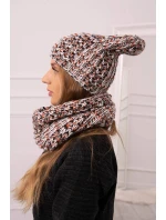 Dámska fleecová súprava Merry K202 čierna + červená