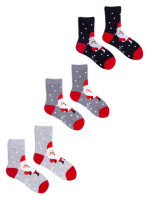 Yoclub Vianočné ponožky 3-pack SKA-X049U-AA00 Multicolour