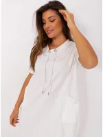 Dámske šaty RV SK 8723.89P Ecru - FPrice