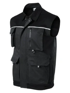 Rimeck Woody M pánska vesta MLI-W5294 ebony grey