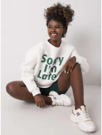 Mikina EM BL 624.90P biela zelená Mikina EM BL 624.90P biela zelená