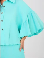 IT KR bunda FL9998.85 tyrkysová IT KR bunda FL9998.85 tyrkysová