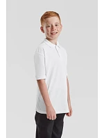 Fruit of the Loom Kids 65/35 Polo Detské piqué polo 16.3417 biele Fruit of the Loom Kids 65/35 Polo Detské piqué polo 16.3417 biele
