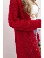 Dlhý sveter Super KID Mohér červený