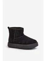 Dámske tenisky na platforme Eco Suede Black Atteria Dámske tenisky na platforme Eco Suede Black Atteria
