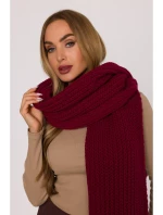 M896 Rebrovaná šatka - bordová