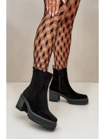 Topánky na podpätku model 199299 Krok vo veľkom štýle Topánky na podpätku model 199299 Krok vo veľkom štýle