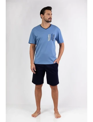 Regina 477 cr/r M-XL W25 pánske pyžamo