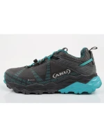 Aku dámska treková športová obuv Flyrock Gore-tex odolná sivá modrá dámska Aku dámska treková športová obuv Flyrock Gore-tex odolná sivá modrá dámska