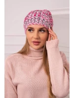 Dámska čiapka s brmbolcom Maria K335 fuchsiová