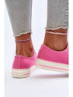 Niskie Trampki Damskie Big Star NN274271 Różowe