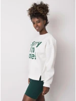 Mikina EM BL 624.90P biela zelená Mikina EM BL 624.90P biela zelená