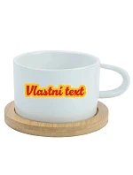 Personalizovaný keramický hrnček „MAKRONKA“ s vlastným textom v obryse