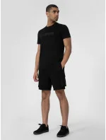 Pánske tričko H4L22-TSM010-20S čierne - 4F Pánske tričko H4L22-TSM010-20S čierne - 4F