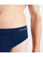 Pánske nohavičky GO Smooth Brief C2P - UNKNOWN - modré V003 - SLOGGI