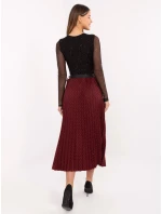 Sukňa MI SD 121402.59 bordová