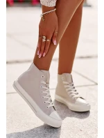 Dámske zateplené tenisky z eko kože Pink Big Star Dámske zateplené tenisky z eko kože Pink Big Star