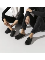 Dámske/pánske žabky Birkenstock Boston Black oil leather narrow (0059463)