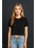 Next Level Apparel N 7610 Ťažký dámsky crop top 08.7610 biely